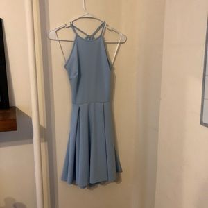 Windsor light blue skater dress